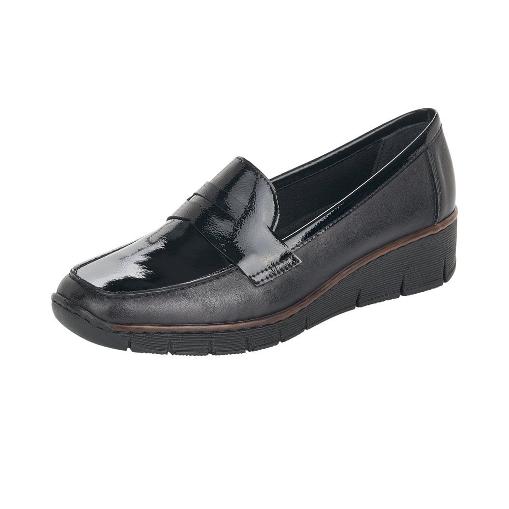 Rieker Skor Dam Svarta - Slip On Skor | 304715YIG